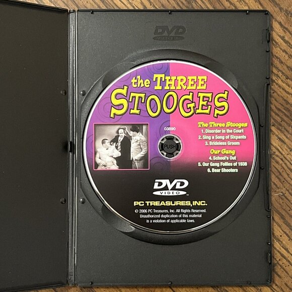 Three Stooges DVD Lot of 4 Collection Vol 1 & 2 (NEW) , Features, Cartoons - Picture 7 of 11